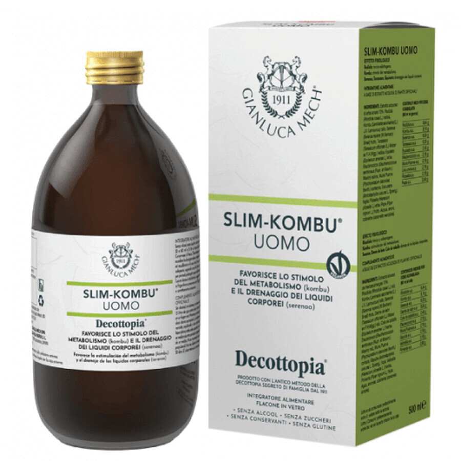 Vloeibaar voedingssupplement Gianluca Mech Decottopia Slim Kombu Man 500ml