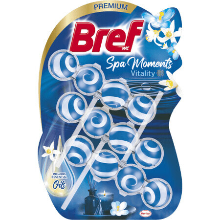 Bref Wellness Vitality Toilet Freshener, 3 pièces