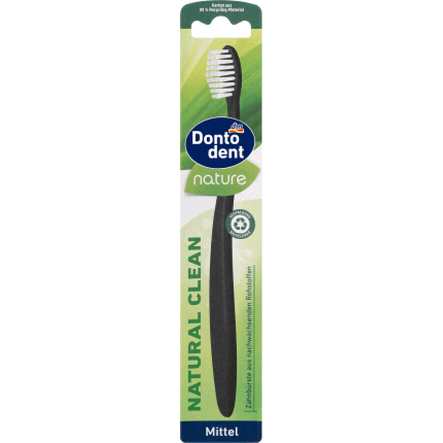 Dontodent Zahnbürste nature Natural Clean medium, 1 Stück