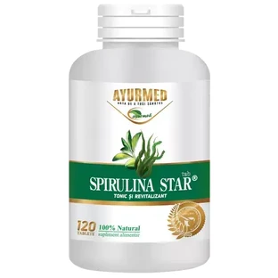 Spirulina Star, 120 tabletten, Ayurmed