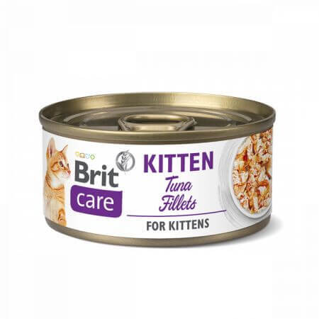 Brit Care Tuna Thunfischfilets Katzenfutter, 70 g, Brit