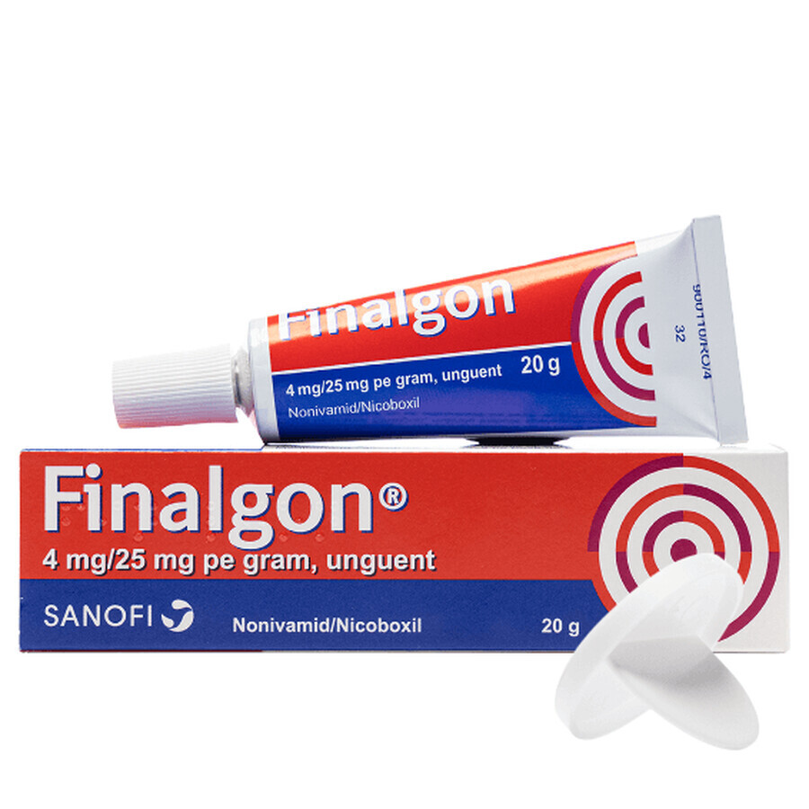 FINALGON 4mg/25mg per gram, ointment 20 g, Sanofi 