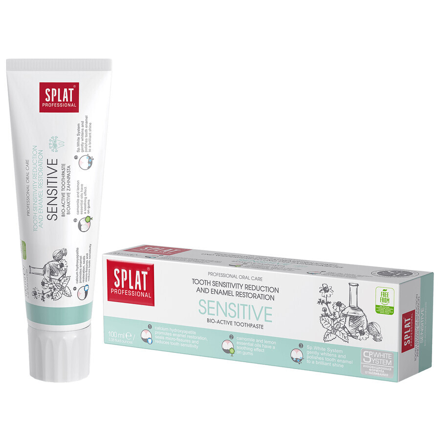 Dentifrice professionnel Senstive, 100 ml, Splat