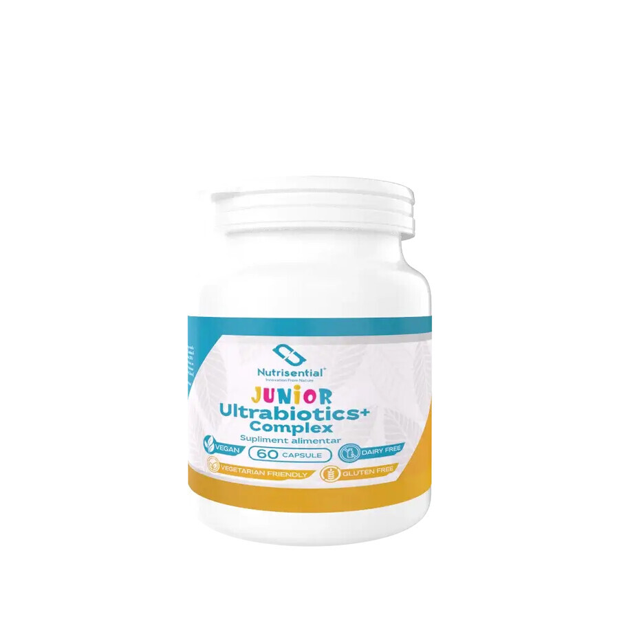 Prebiotica en Probiotica Junior Ultrabiotics+ Complex, 60cps, Nutrisential®