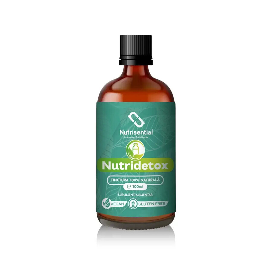 Tinctuur voor ontgifting, Nutridetox, Nutrisential, 100ml