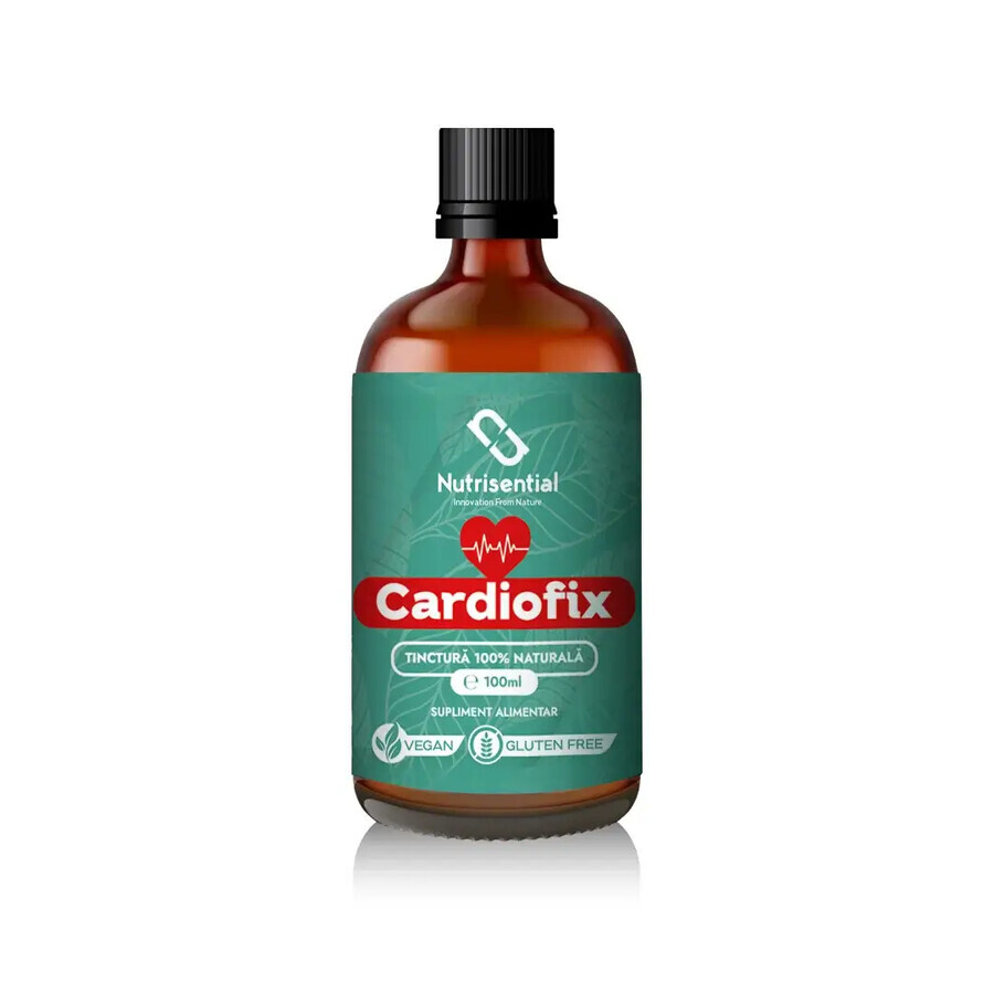 Tinctuur voor hart en bloedvaten, CardioFix, 100ml, Nutrisential®