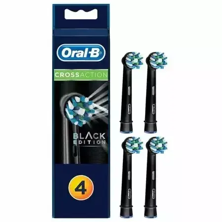 Recambios para cepillos eléctricos Cross Action Black Edition, 4 uds, Oral B