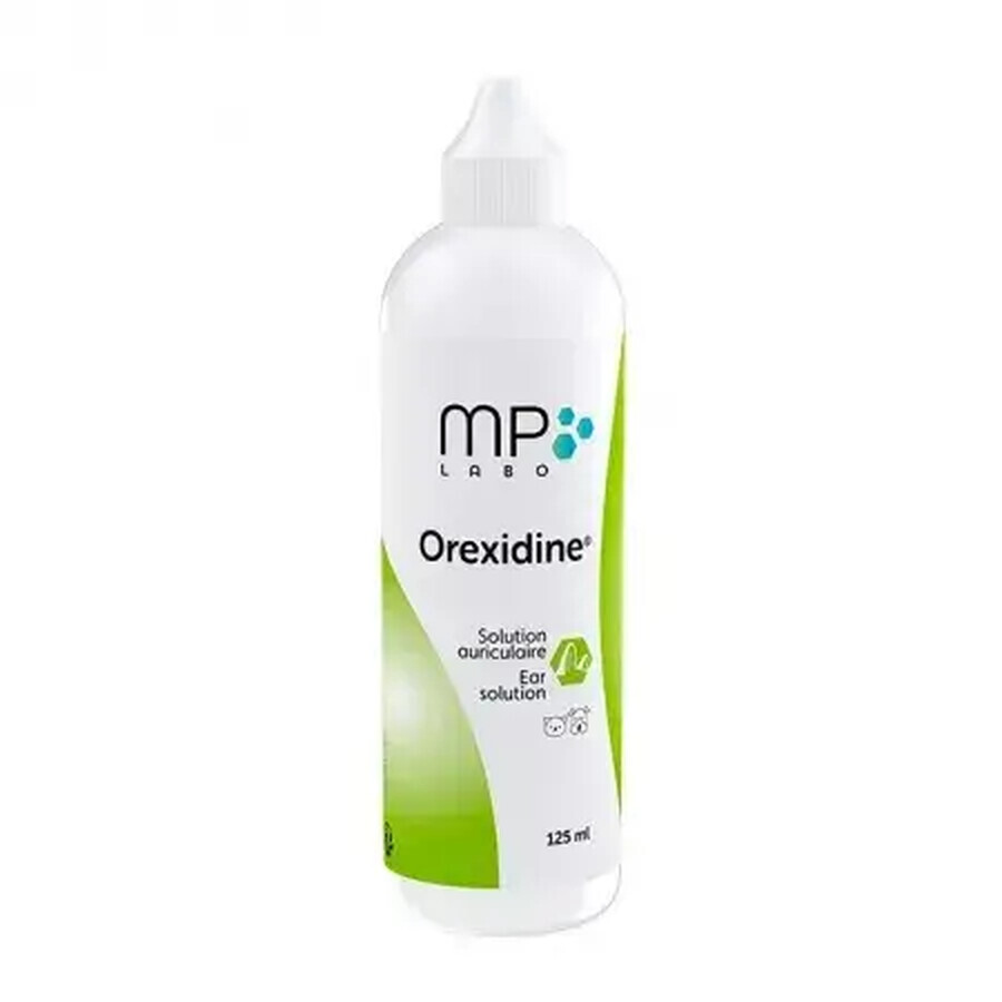 Ooroplossing voor honden en katten Orexidine, 125 ml, Mp Labo