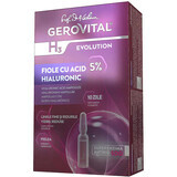 Fiale con Acido Ialuronico 5% Gerovital H3 Evolution, 10 fiale x 2 ml, Farmec