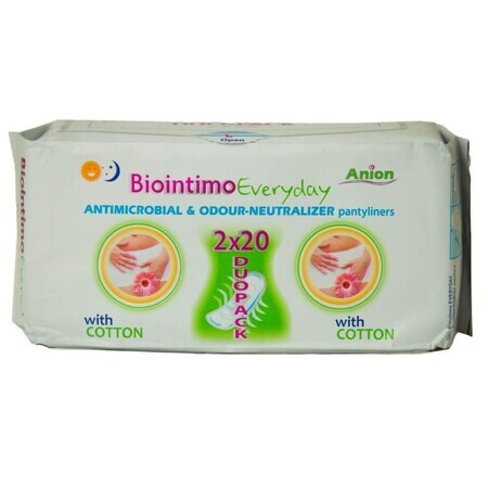 Maandverband Biointimo Everyday, 2x20 stuks, Denticare-Gate Kft