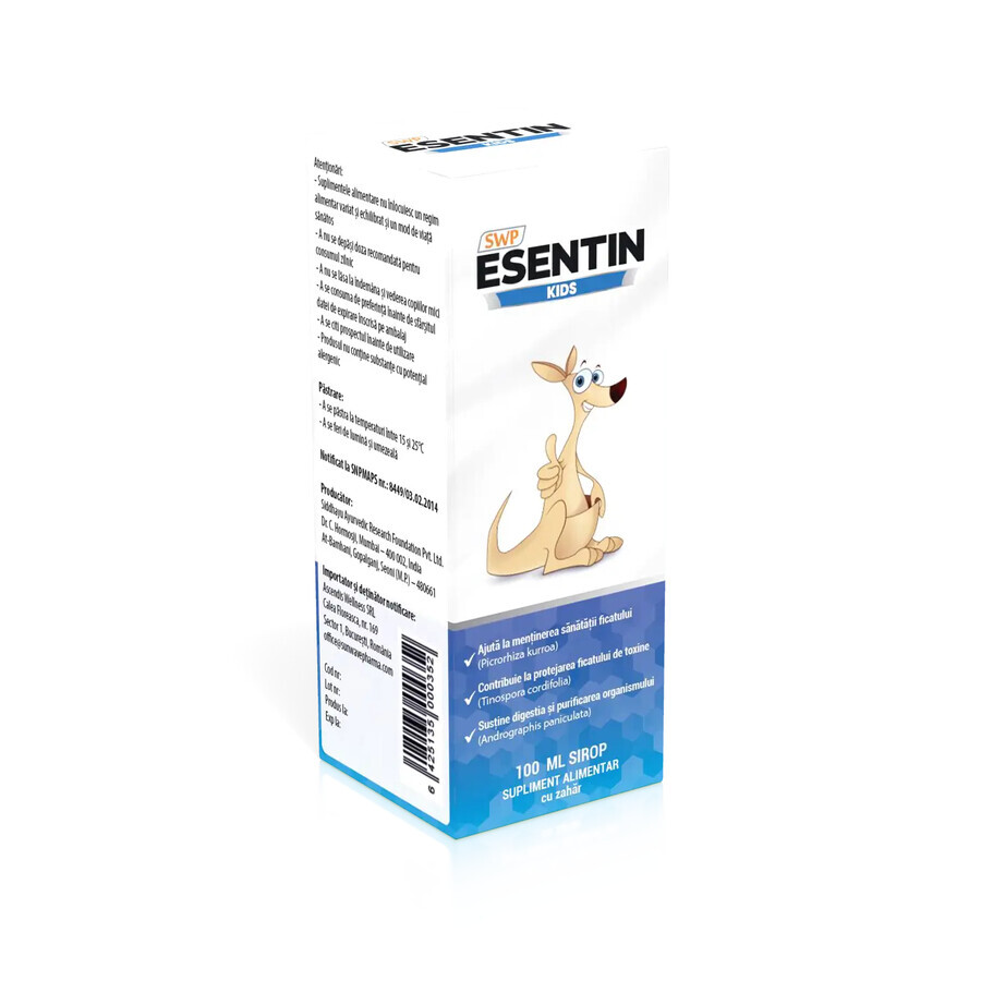 Esentin Kids siroop, 100 ml, Sun Wave Pharma