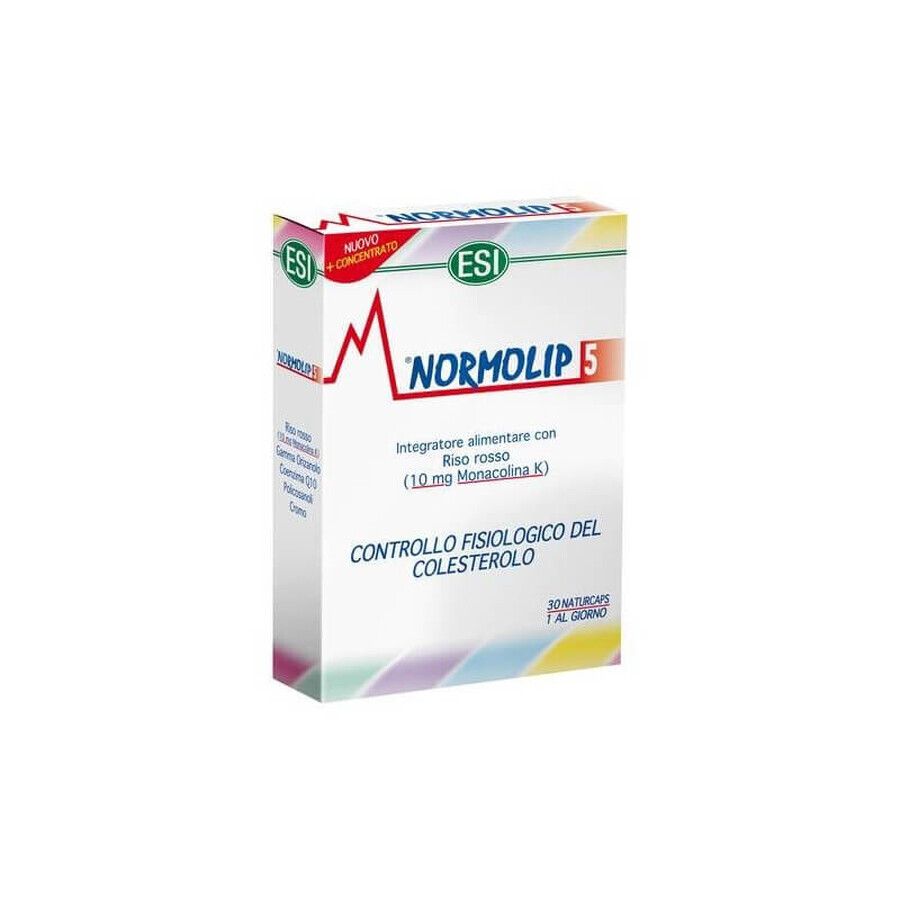 Esi Normolip 5 Réduire le Cholestérol 30 Capsules