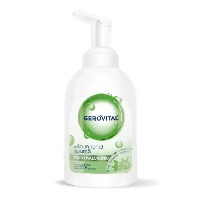 Vloeibare schuimende zeep met hyaluronzuur, 300 ml, Gerovital