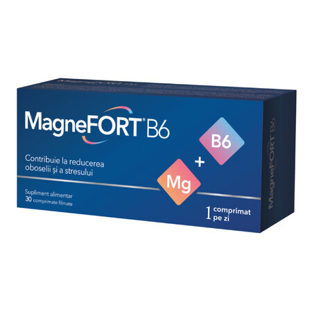 Magnefort B6, 30 tabletten, Biofarm