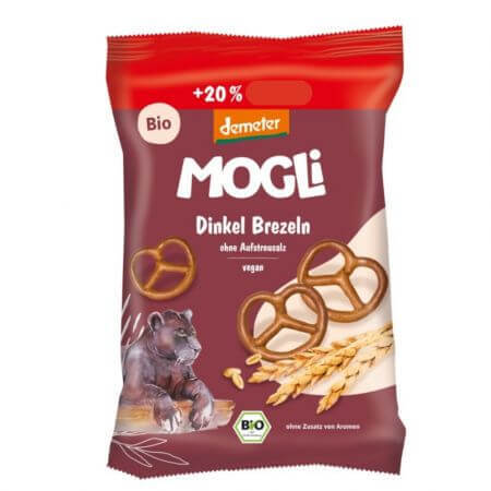 Bretzels bio + 20%, 72 g, Mogli