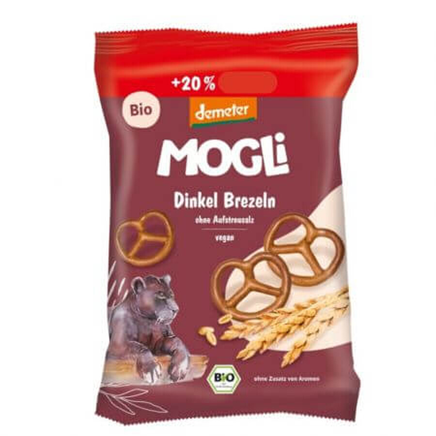 Biologische pretzels + 20%, 72 g, Mogli