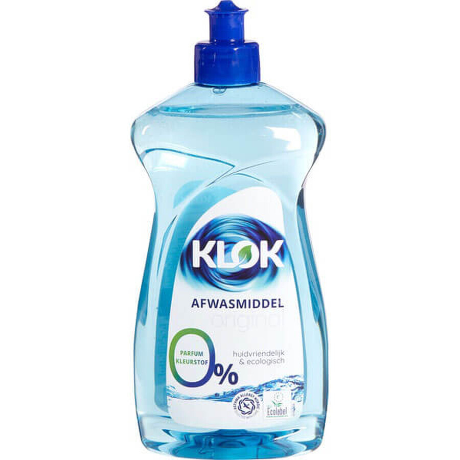 Liquid dishwashing detergent, 500ml/100 washes, Klok