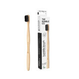 Sensitive Bamboo Toothbrush, Black, The Humble Co