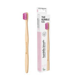 Sensitive Bamboo Toothbrush, Pink, The Humble Co