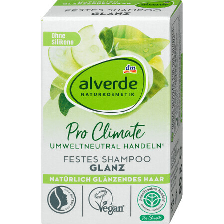 Alverde Naturkosmetik Vaste shampoo voor glanzend haar Pro Climate, 60 g