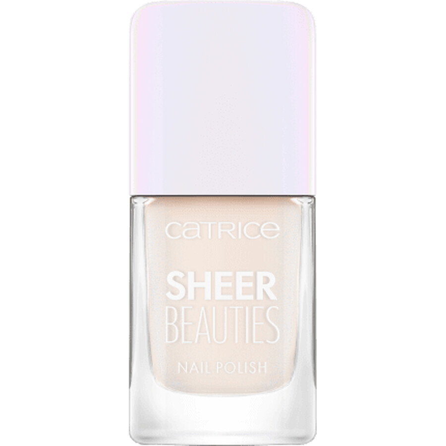 Catrice Sheer Beauties Vernis à ongles 010 Milky Not Guilty, 10,5 ml