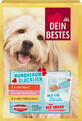 Dein Bestes Snack met rundvlees, ham, kip voor honden, 120 g