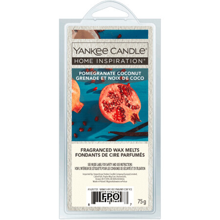 Yankee Candle Cire parfumée à la grenade et à la noix de coco, 1pc