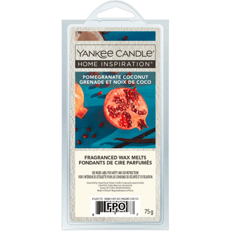 Yankee Candle Cire parfumée à la grenade et à la noix de coco, 1pc