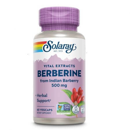 Berberina, 60 capsule vegetali, Solaray