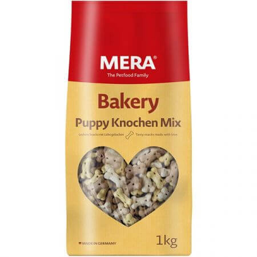 Puppy Knochen Mix Dog Biscuits, 1 Kg, Mera