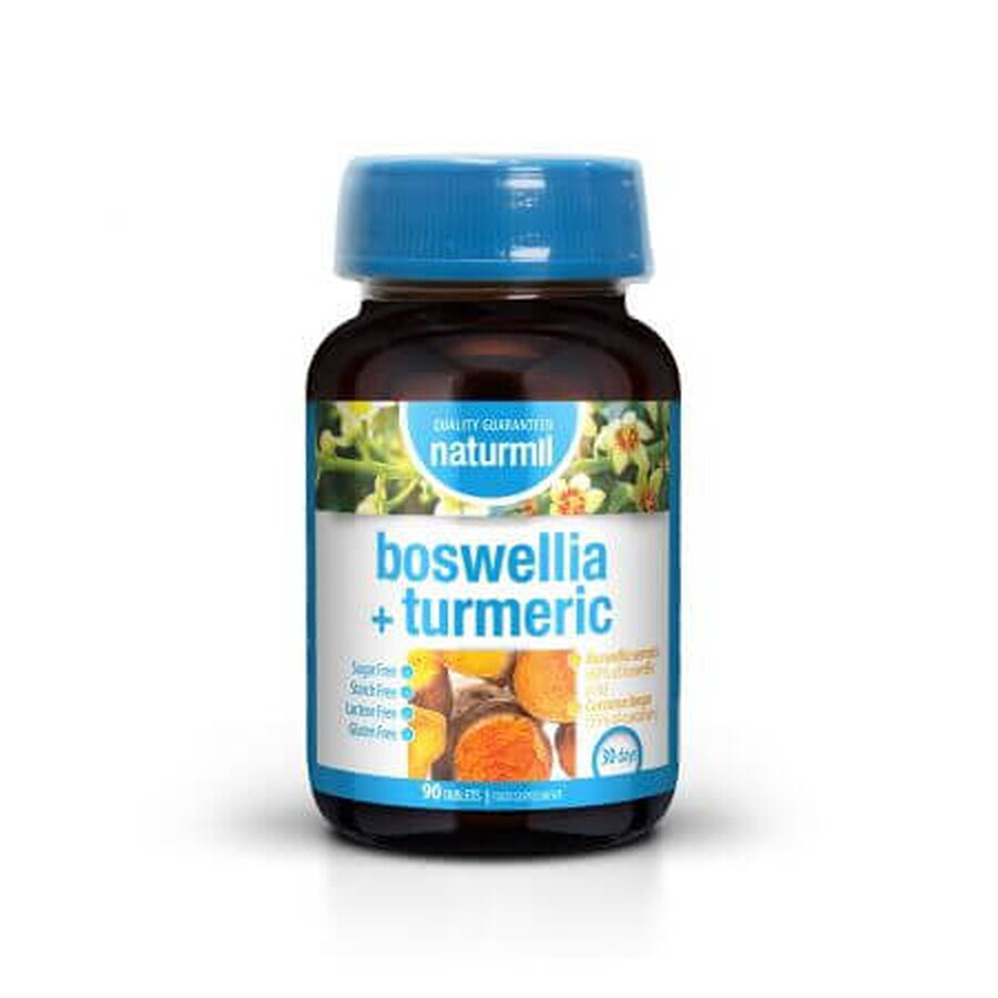 Boswellia + Curcuma, 90 comprimés, Naturmil