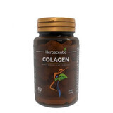 Hydrolyzed marine collagen complex, 60 capsules, Herbaceutic