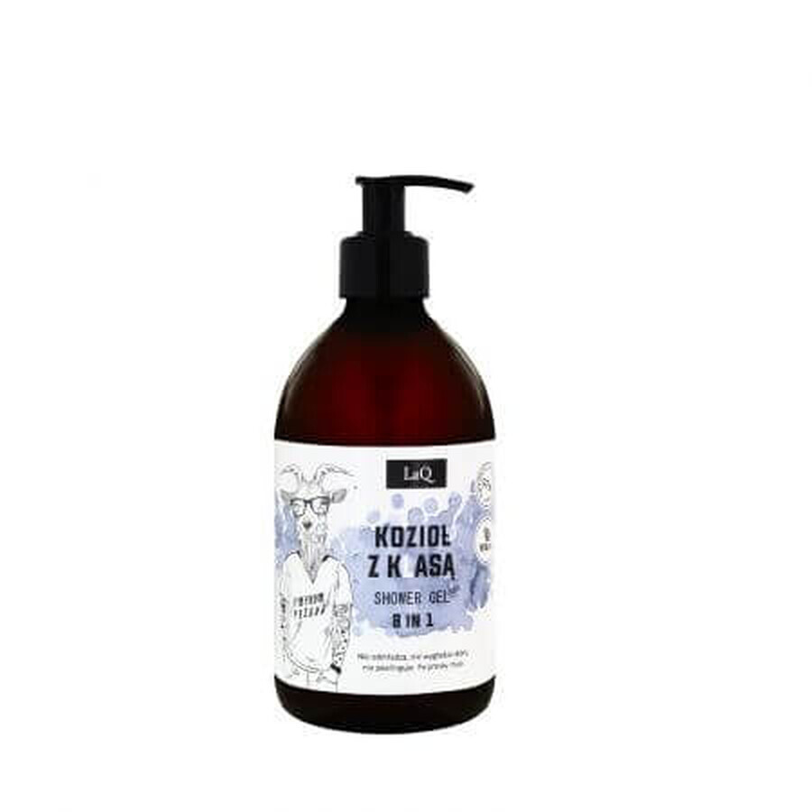 Shower gel for men 8 in 1 Hoppy goat, 500 ml, LaQ