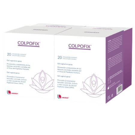 Confezione Colpofix gel vaginale spray, 2 x 20 ml + 20 applicatori, Laborest Italia