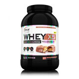 Whey-X5 Choco-Hazelnoot eiwitpoeder, 900 g, Genius Nutrition