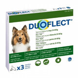 Spot on antiparasitaire oplossing voor honden van 20-40 kg Duoflect, 3 pipetten, Ceva Sante