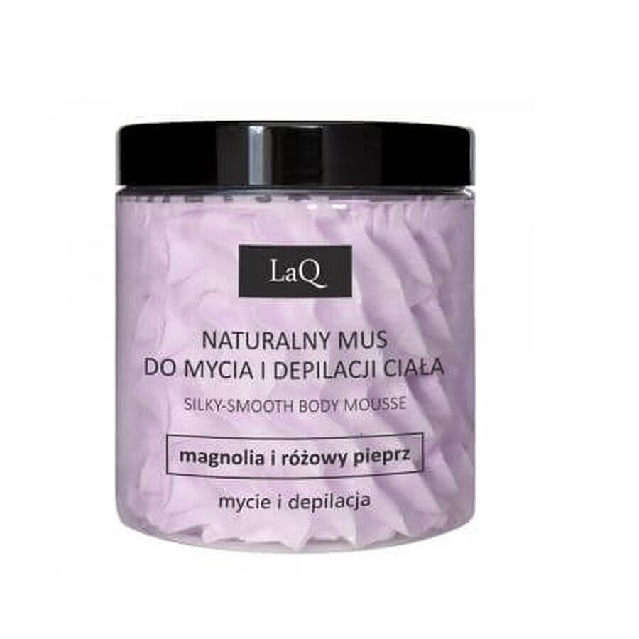 Foam for washing and epilating the body with magnolia and pink pepper, 100 g, LaQ