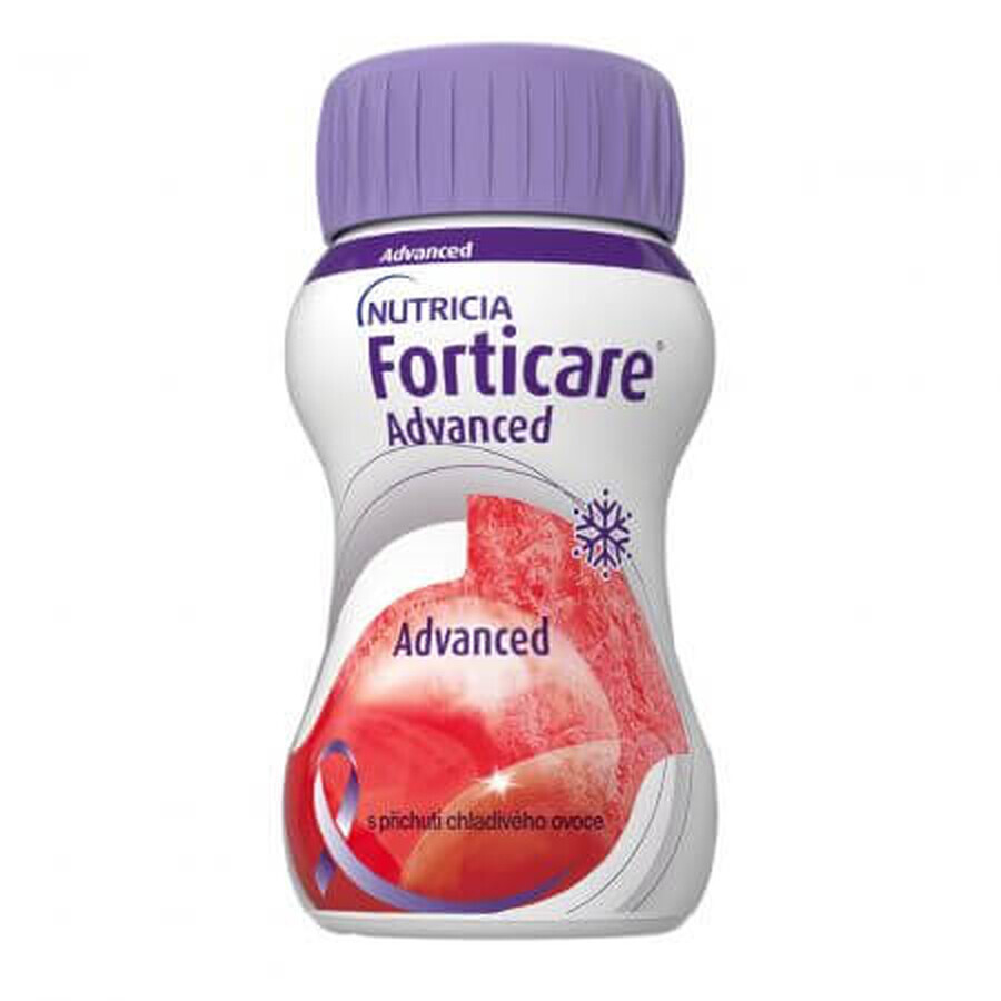 Forticare Advanced met framboos en aardbei, 125ml, Nutricia