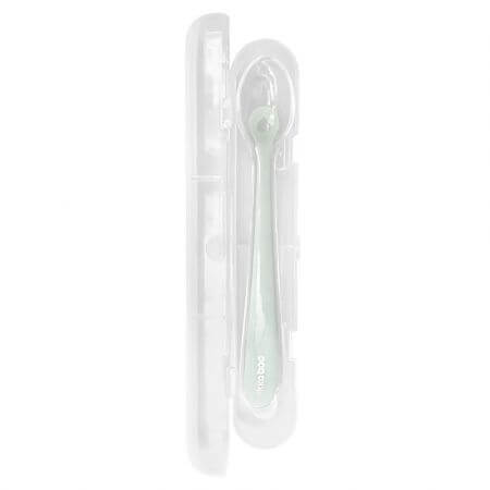 Silicone spoon with protective casing Mint, Kikka Boo