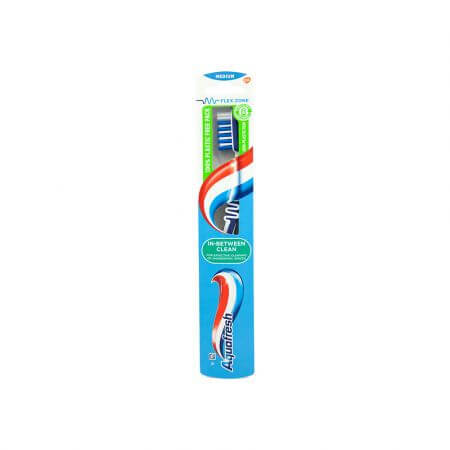 Tussendoor schone tandenborstel, medium, Aquafresh