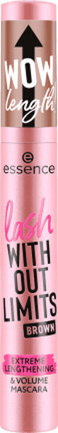 Essence WITHOUT LIMITS Mascara 02 Bruin, 13 ml