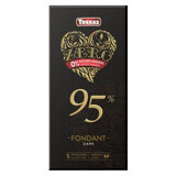 Ciocolata neagra cu 95% cacao, 75 g, Torras