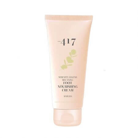 Crema de pies nutritiva y relajante con matcha, 100 ml, Minus 417