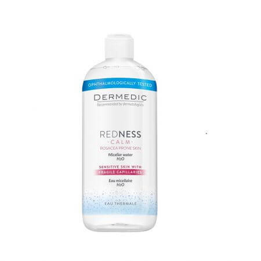 Micellar water for sensitive skin H2O Redness Calm, 500 ml, Dermedic