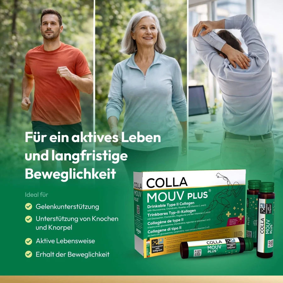 CollaMouv Plus Collagen, Glucosamine & Chondroitin Drinkshot 14x25ml, BHW Bayerische Heilmittel