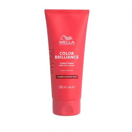 Acondicionador para cabello teñido con mechas gruesas Invigo Color Brilliance Coarse, 200 ml, Wella Professionals