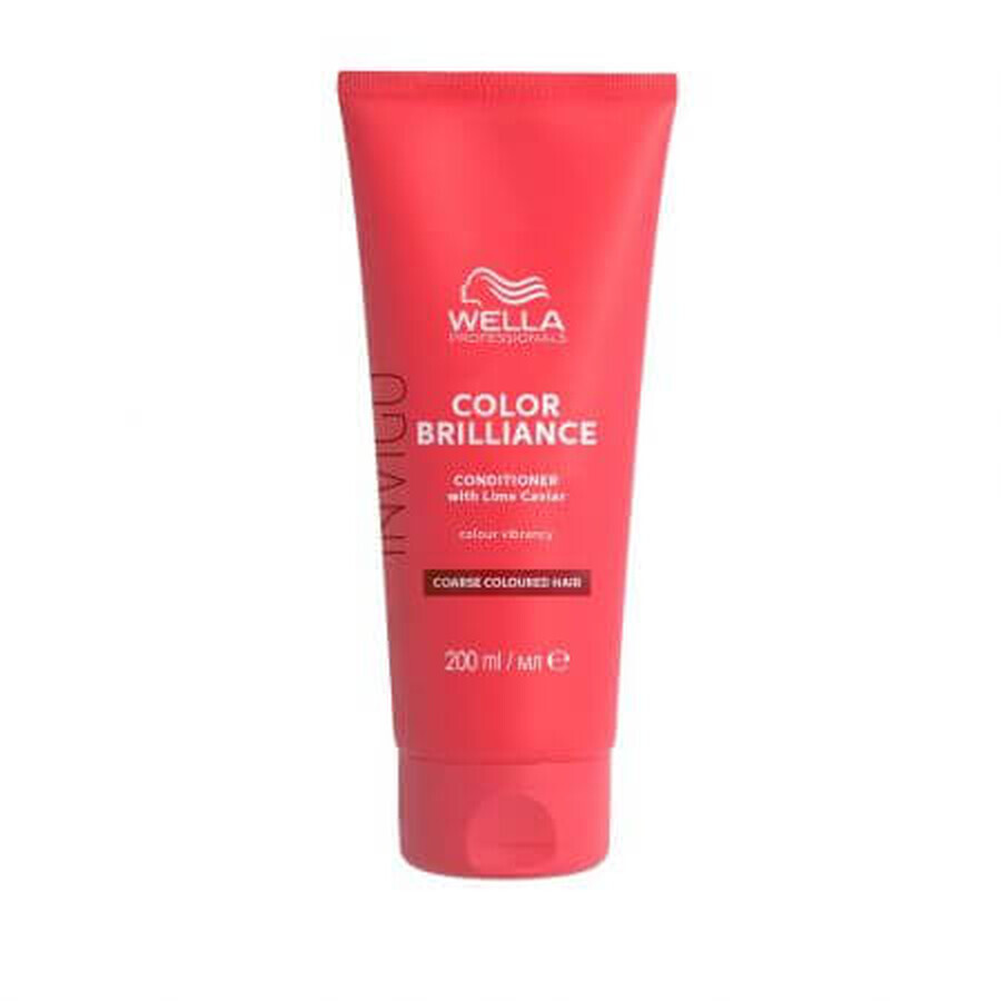 Acondicionador para cabello teñido con mechas gruesas Invigo Color Brilliance Coarse, 200 ml, Wella Professionals