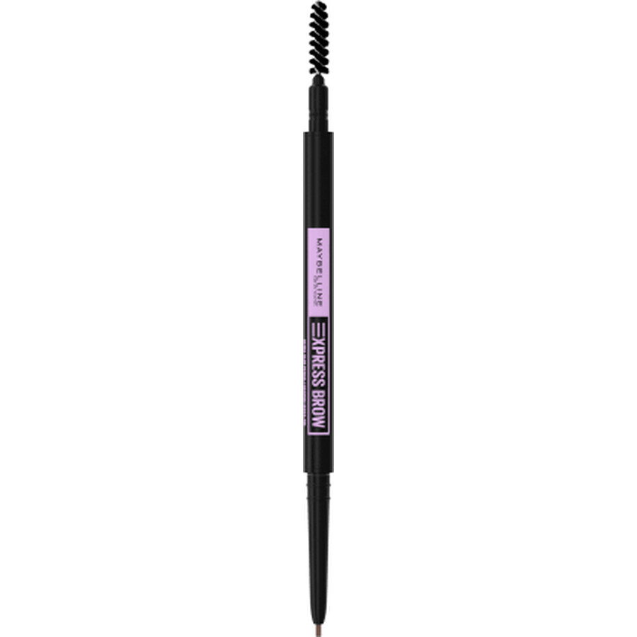 Maybelline New York Express Brow Ultra Slim creion pentru sprâncene 4.5 Ash Brown, 1 buc