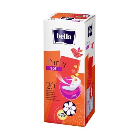 Absorbante zilnice Panty Soft Deo Fresh, 20 bucăți, Bella