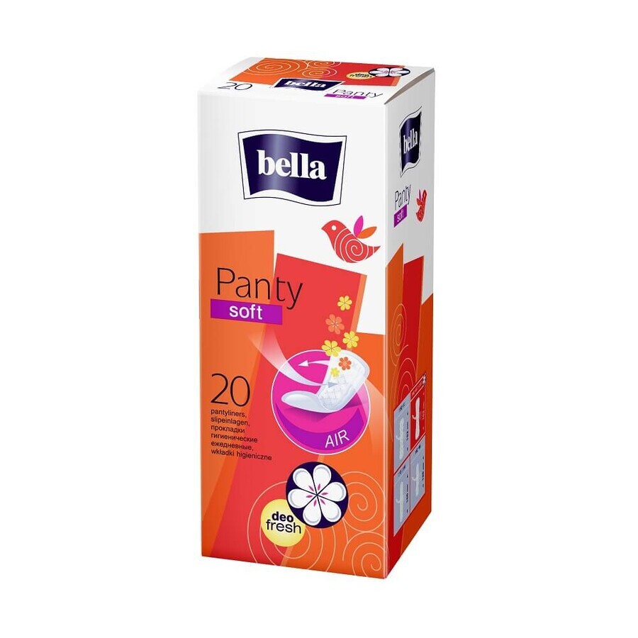 Absorbante zilnice Panty Soft Deo Fresh, 20 bucăți, Bella